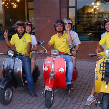 Mekong Delta Vespa Tour at a Glimpse